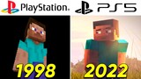 Evolution of MINECRAFT PlayStation Games (1998-2022)