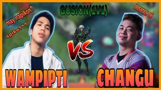 WAMPIPTI VS CHANGU (GUSION 1V1) | MAY NAPIKON??? | MLBB GAMEPLAY!