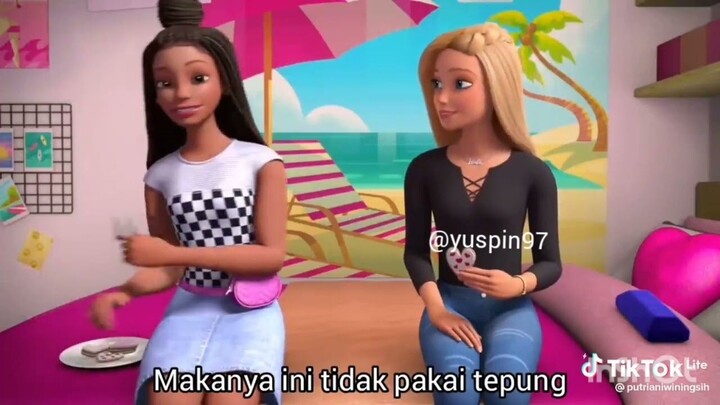 Cookies motif kecupan ayank  Parodi Lucu Barbie part 35