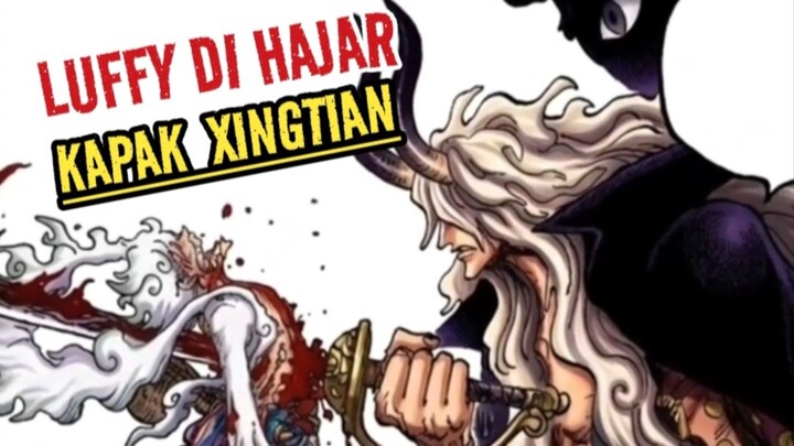 LUFFFY DIHAJAR KAPAK XINGTIAN, "Imu Sama. #onepiece