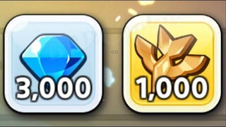 รับคริสตัล 3K💎 หลังจากอัปเดต