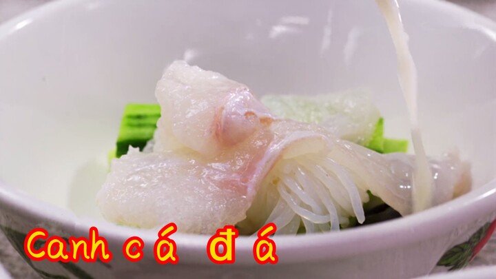Canh cá đá
