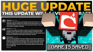 THIS HUGE UPDATE WILL SAVE MINECRAFT! | Minecraft 1.20