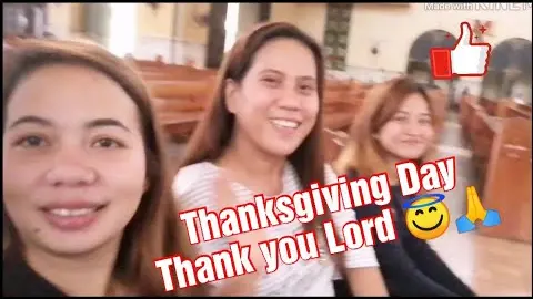 Thanksgiving Day at Sto. Domingo Church ( with Lenie and Celline) - Vlog #06