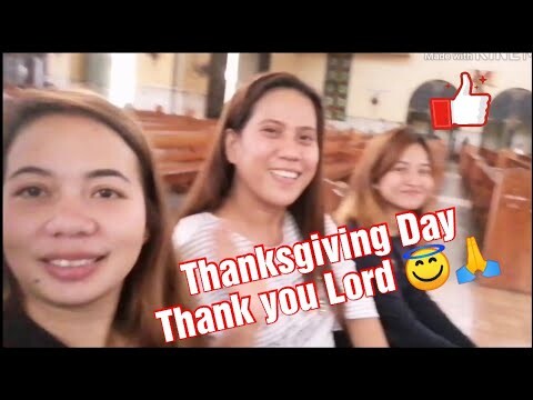 Thanksgiving Day at Sto. Domingo Church ( with Lenie and Celline) - Vlog #06