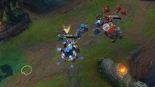 Urgot Bard combo: Invincible E! 5 consecutive backs in the air! The enemy is hard to defend against!
