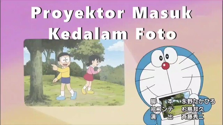 Doraemon sub Indo - Proyektor masuk ke dalam foto