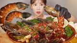 오랜만이야🦐 킹타이거새우장 먹방 Soy sauce marinated Giant Tiger shrimp [eating show]mukbang korean food