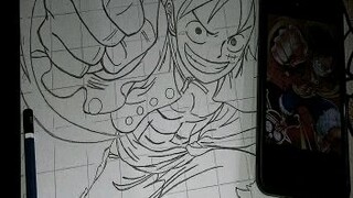 gambar Luffy dari grup saya :)