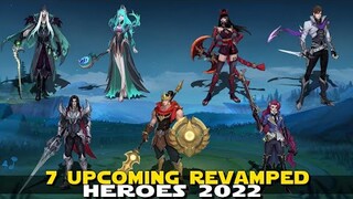 ALL 7 UPCOMING REVAMPED HEROES 2022! HANABI, GUSION, LESLEY AND MORE! | MLBB UPCOMING UPDATE