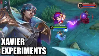 EXPERIMENTING WITH XAVIER'S ULTIMATE - MLBB - MOBILE LEGENDS LABORATOYMY