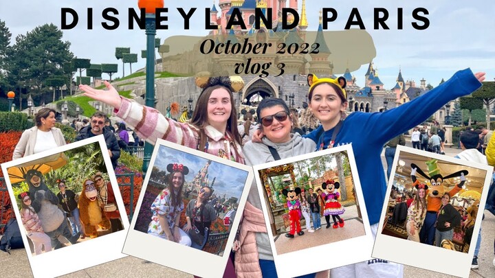Disneyland Paris October 2022 Day 3 vlog🎃❤️🐭✨🎢👻💕👑🤍