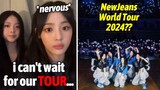 HANNI & MINJI teases possible WORLD TOUR during phoning live..