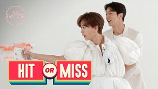 Jung Yu-mi and Nam Joo-hyuk sharpen their shooting skills with jelly bears | Hit or Miss [ENG SUB]