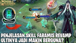 PENJELASAN SKILL FARAMIS REVAMP - AKHIRNYA HERO TERLUPAKAN INI SIAP MASUK DAFTAR BAN! MOBILE LEGENDS