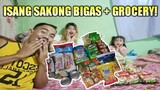 MAY NAGBIGAY SAMIN NG ISANG SAKONG BIGAS AT NAPAKARAMING GROCERY MARAMING SALAMAT PO S453