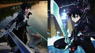 KIRITO COSPLAY ( SWORD ART ONLINE )