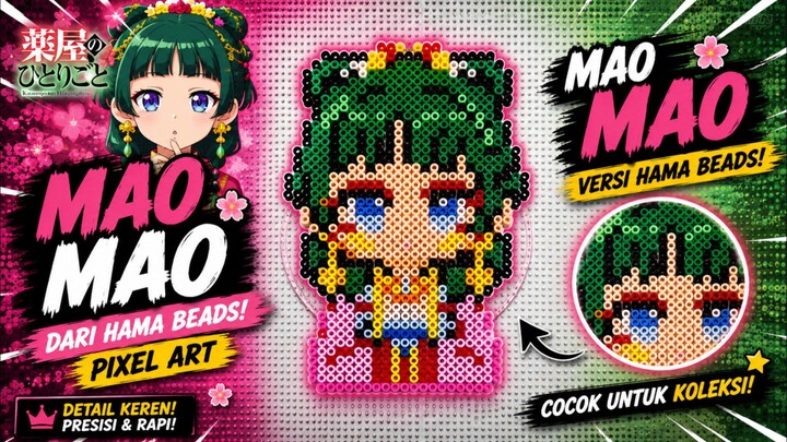 Maomao Pixel Art dari Hama Beads ✨