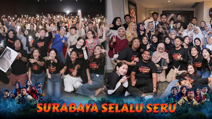 Surabaya Selalu Ramai! Pulang Sekolah Kompak Refreshing Nonton SEKAWAN LIMO 🫶