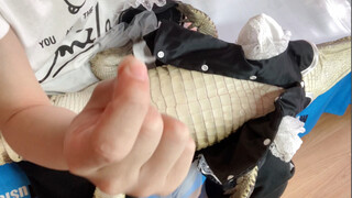 Exfoliating the Mini Crocodile