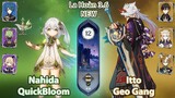 Nahida QuickBloom & Itto Geo Gang | La Hoàn Thâm Cảnh Tầng 12 | Genshin Impact 3.6