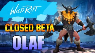 OLAF HIGHLIGHTS - WILD RIFT CLOSED BETA