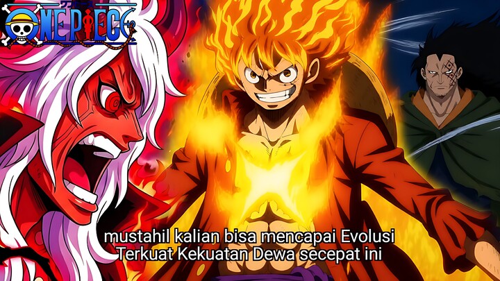 ONE PIECE TERBARU - EVOLUSI 2 DEWA TERKUAT MEMBUAT IMU TERKEJUT! LUFFY & DRAGON MENCAPAI LEVEL MAX