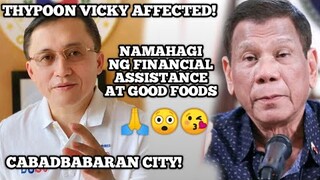 PRESIDENT DUTERTE & SEN. BONG GO. SENT AYUDA TO THOSE AFFECTED OF TYPHOON VICKY LAST DEC.18 2020.