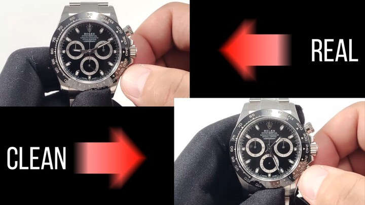 Lets compare the real Rolex Daytona 116500 and  from Clean Factory Watch Review