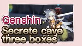 Secrete cave three boxes