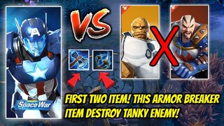 THIS ARMOR BREAKER DESTROY TANKY ENEMY | CAPTAIN AMERICA GAMEPLAY | ARMOR BREAKER ITEM