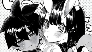When parents are not at home, the rabbit maid loves him madly!