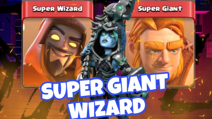 Gameplay super Giant Wizard+ combo Royale Ghost 🔥💨