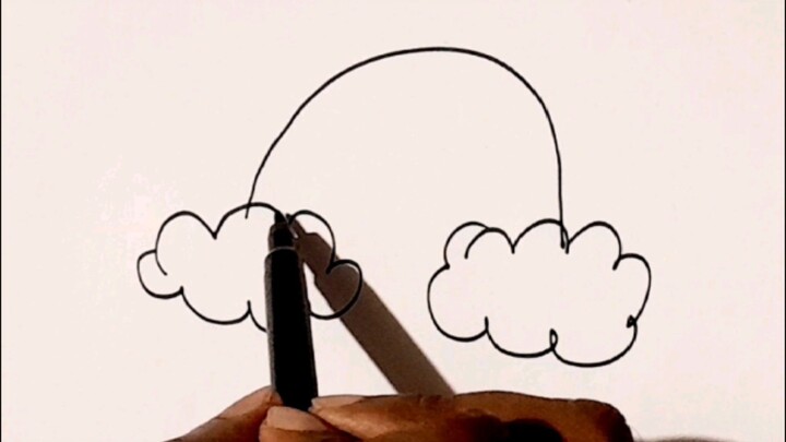 Rainbow and light drawing video by MR l Arts and draw by MR