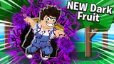 I UNLOCKED THE UPDATED DARK FRUIT AND ITS STRONG! Roblox Blox Fruits