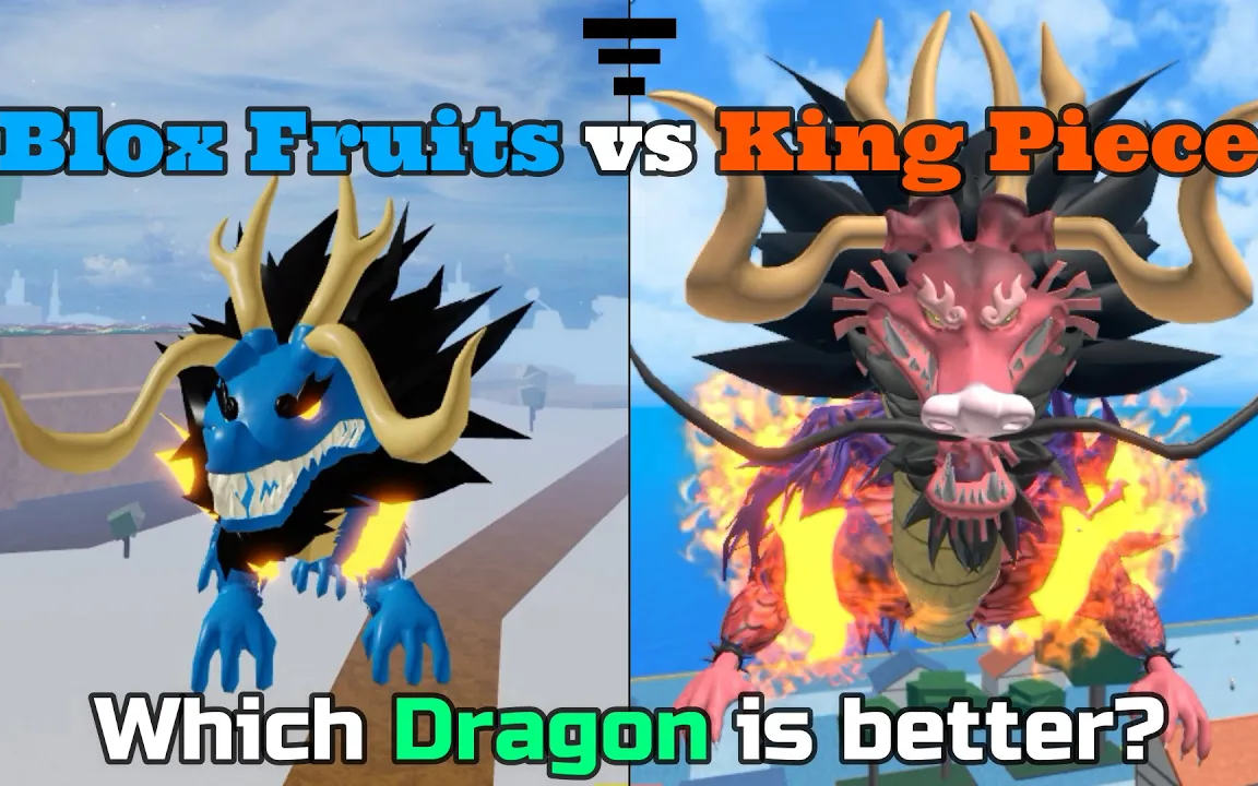 Blox Fruits หรือ King Piece dragon ดีกว่ากัน - BiliBili