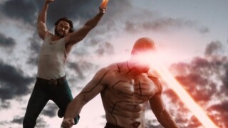 Deadpool couldn't be killed no matter how hard he tried, so Wolf had to jump up and chop off his hea