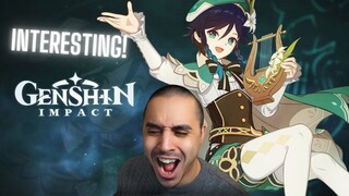 Boomer Reacts Character Teaser  - "Venti: The Four Winds" (English Voice-Over) | Genshin Impact