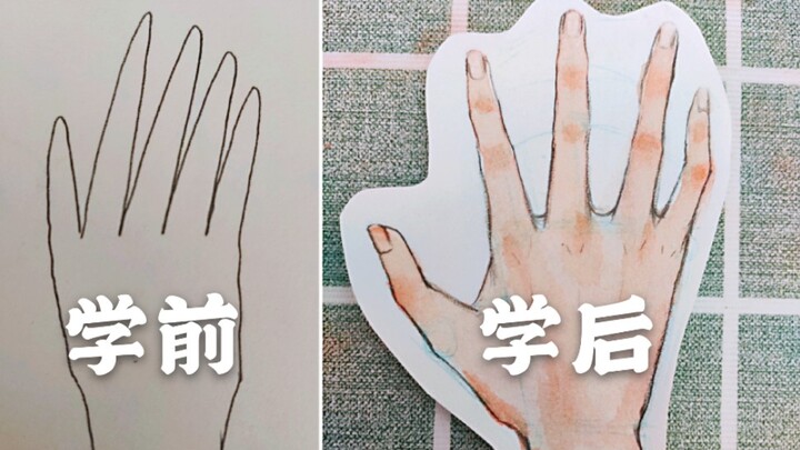 【零基础干货】看完就会画手啦！