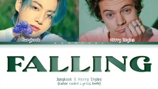 Jungkook X Harry Styles - Falling Lyrics Eng