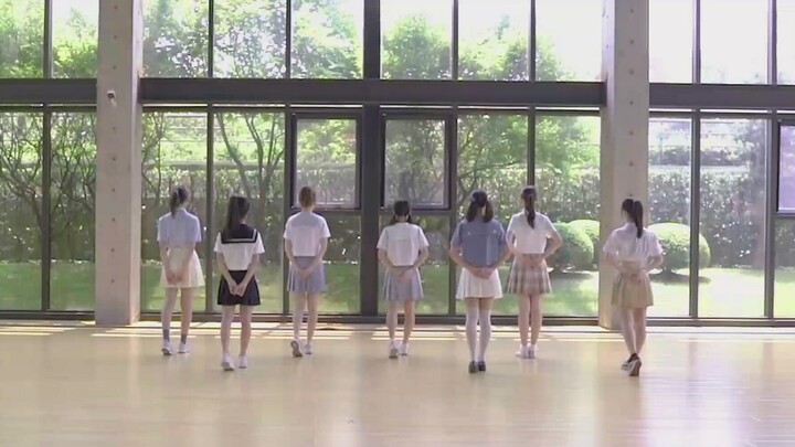 [AKB48TeamSH] The first group of dance assessment "Ponytail and Hair Circle"