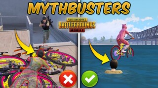 Top 10 MythBusters (PUBG MOBILE & BGMI) 1.9 Update Tips and Tricks PUBG Myths #15 Secret Room & Bike