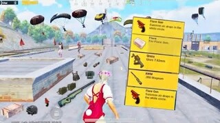 I LANDED on FLARE GUN😍x1 Flare Gun😱Pubg Mobile