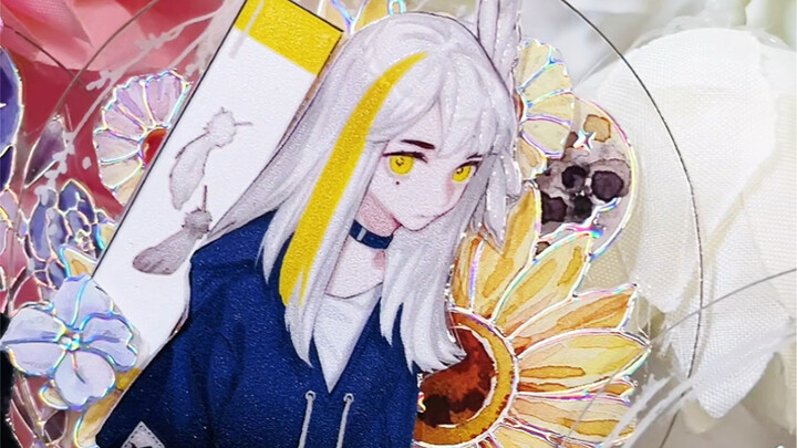 แชร์สมุดบันทึก//ขั้นตอนการปะติดการ์ดแบบสามมิติ//พัดเล็ก