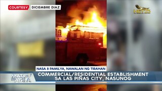 Commercial/residential establishment sa Las Piñas City, nasunog