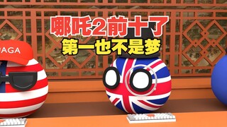 哪吒2进入全球前十了，登顶第一不是梦【波兰球】