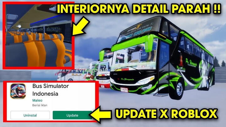 Maleo Collab Sama Roblox !! Ini Jadinya Kalau Main BUSSID Di Roblox Terbaru Mirip CDID