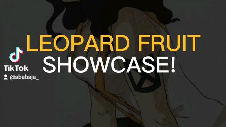 SHOWCASE LEOPARD FRUIT BLOX FRUIT!! 😱😱😱