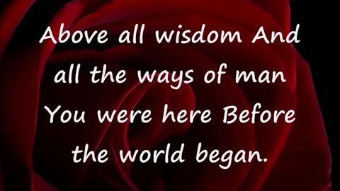 Above All W/ Layrics