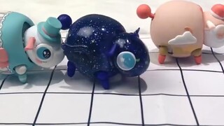 Kotak buta pemberian sahabatku, lucu sekali! Hahahaha# unboxing#blind box#tide play#mainan#video mai